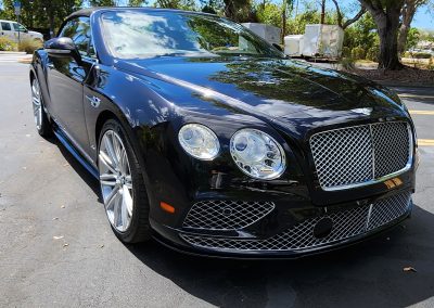 Naples Bentley paint correction and ceramic coating