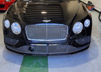 Naples Bentley paint correction and ceramic coating