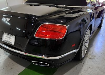 Naples Bentley paint correction and ceramic coating