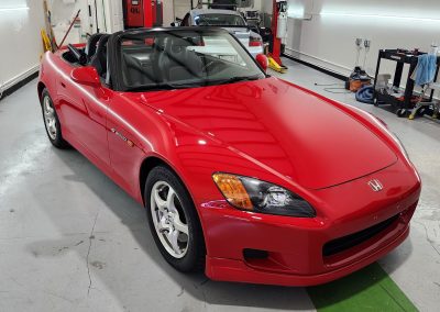 Honda S2000 after paint correction and ceramic coating