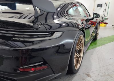 Porsche GT3 paint corrected and ceramic coated