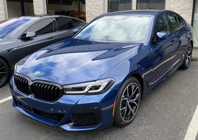 BMW M5 paint correction and ceramic coating