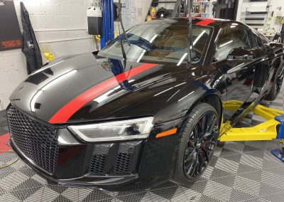 Audi R8 paint correction and ceramic coating