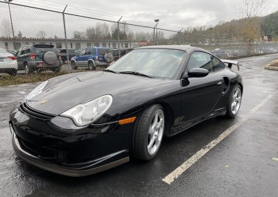 Porsche 996 GT2 after paint correction and ceramic coating