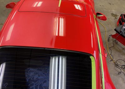 Before / After Porsche 911 paint correction.