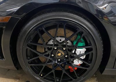 After wash of Lamborghini wheel and ceramic coating.